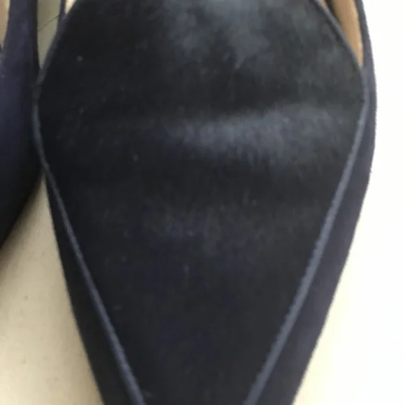 Navy Blue Cole Haan ‘Dellora’ Flats Pointed Toe - Picture 2 of 9